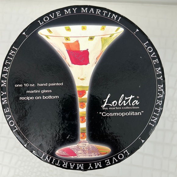 Verre à Martini Lolita "Birthday Girl" - Fond De Recette Pour Anniversaire Fille - Neuf